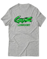 T-Shirt Unisex - Lowcost - Color Thumbnail Γκρι Μελανζέ