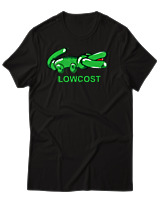 T-Shirt Unisex - Lowcost - Color Thumbnail Μαύρο