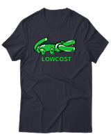 T-Shirt Unisex - Lowcost - Color Thumbnail Σκούρο Μπλε