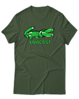 T-Shirt Unisex - Lowcost - Color Thumbnail Κυπαρισσί