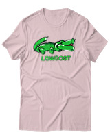 T-Shirt Unisex - Lowcost - Color Thumbnail Απαλό Ροζ