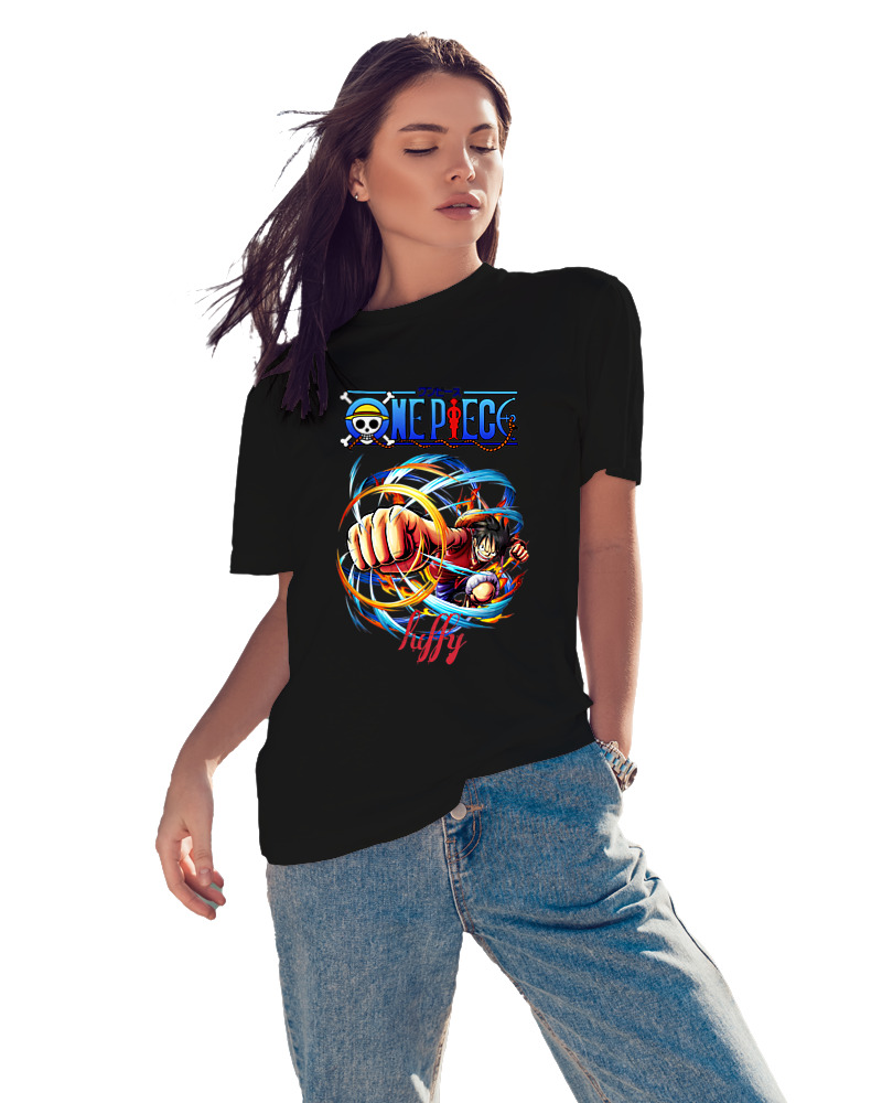 T-Shirt  Γυναικείο - Luffy Punch Power - Image 2