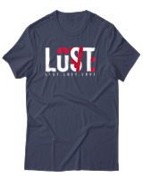 T-Shirt Αντρικό - Lust Lost Love - Color Thumbnail Μπλε Γκρι