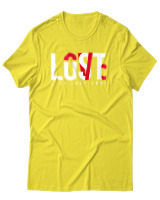 T-Shirt Αντρικό - Lust Lost Love - Color Thumbnail Κίτρινο