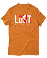 T-Shirt Αντρικό - Lust Lost Love - Color Thumbnail Πορτοκαλί
