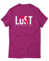 T-Shirt Αντρικό - Lust Lost Love - Color Thumbnail Φουξια
