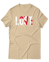 T-Shirt Αντρικό - Lust Lost Love - Color Thumbnail Μπεζ
