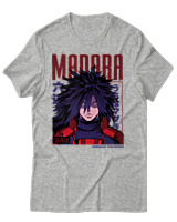 T-Shirt Unisex - Madara Six Paths - Color Thumbnail Γκρι Μελανζέ