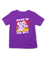 T-Shirt  Παιδικό - Made In The 80s - Color Thumbnail Σκούρο Μωβ