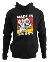 Φούτερ με κουκούλα Αντρικό - Made In The 80s - Color Thumbnail Μαύρο