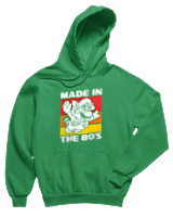 Φούτερ με κουκούλα Παιδικό - Made In The 80s - Color Thumbnail Πράσινο