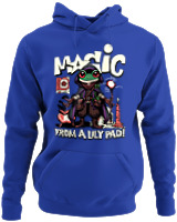 Φούτερ με κουκούλα - Magic From A Lily Pad - Color Thumbnail Μπλε Ρουά