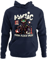 Φούτερ με κουκούλα - Magic From A Lily Pad - Color Thumbnail Navy Blue