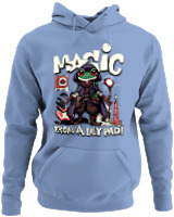 Φούτερ με κουκούλα - Magic From A Lily Pad - Color Thumbnail Blue Carolina