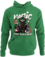 Φούτερ με κουκούλα - Magic From A Lily Pad - Color Thumbnail Kelly Green