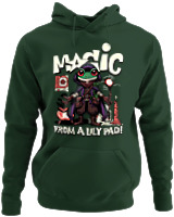 Φούτερ με κουκούλα - Magic From A Lily Pad - Color Thumbnail Κυπαρισσί