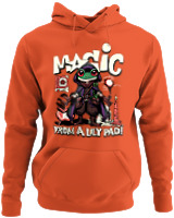 Φούτερ με κουκούλα - Magic From A Lily Pad - Color Thumbnail Orange