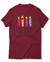 T-Shirt Αντρικό - Make A Wish And Blow - Color Thumbnail Σκούρο Κόκκινο