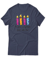 T-Shirt Αντρικό - Make A Wish And Blow - Color Thumbnail Μπλε Γκρι