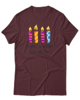 T-Shirt Αντρικό - Make A Wish And Blow - Color Thumbnail Μπορντό