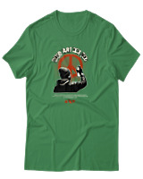T-Shirt Αντρικό - Make Art No War - Color Thumbnail Πράσινο