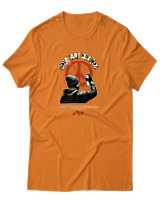 T-Shirt Αντρικό - Make Art No War - Color Thumbnail Πορτοκαλί