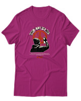 T-Shirt Αντρικό - Make Art No War - Color Thumbnail Φουξια