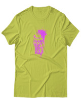 T-Shirt Αντρικό - Make Art Not War - Color Thumbnail Λαχανί