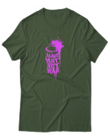 T-Shirt Αντρικό - Make Art Not War - Color Thumbnail Κυπαρισσί