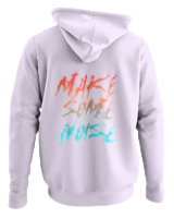 Φούτερ με κουκούλα Γυναικείο - Make Some Noise - Color Thumbnail Lilac