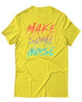 T-Shirt Αντρικό - Make Some Noise - Color Thumbnail Κίτρινο
