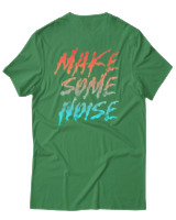 T-Shirt Αντρικό - Make Some Noise - Color Thumbnail Πράσινο