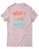 T-Shirt Αντρικό - Make Some Noise - Color Thumbnail Απαλό Ροζ
