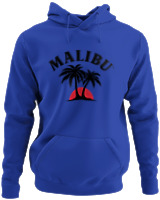 Φούτερ με κουκούλα - Malibu - Color Thumbnail Μπλε Ρουά