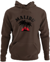 Φούτερ με κουκούλα - Malibu - Color Thumbnail Καφέ