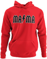 Φούτερ με κουκούλα - Mama - Color Thumbnail Κόκκινο