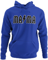Φούτερ με κουκούλα - Mama - Color Thumbnail Μπλε Ρουά