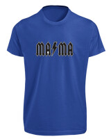 T-Shirt Fit - Mama - Color Thumbnail Μπλε Ρουά