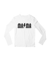 Μακρυμάνικο Μακό - Mama - Color Thumbnail 'Ασπρο