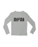 Μακρυμάνικο Μακό - Mama - Color Thumbnail Γκρι Μελανζέ