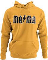 Φούτερ με κουκούλα - Mama - Color Thumbnail Κίτρινο Χρυσό
