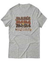 T-Shirt Αντρικό - Mama Leopard - Color Thumbnail Γκρι Μελανζέ