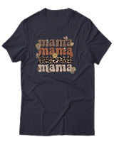 T-Shirt Αντρικό - Mama Leopard - Color Thumbnail Σκούρο Μπλε