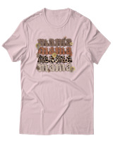 T-Shirt Αντρικό - Mama Leopard - Color Thumbnail Απαλό Ροζ