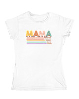 Κοριτσίστικο Κοντομανικο Παιδικό - Mama Lines - Color Thumbnail ΄Ασπρο