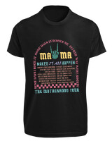 T-Shirt Fit - Mama Makes It Happen - Color Thumbnail Μαύρο