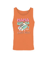 Αμάνικο Μπλουζάκι Αντρικό - Mama Needs Her Happy Pills - Color Thumbnail Peach