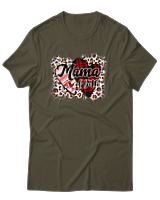 T-Shirt Αντρικό - Mama Of Both - Color Thumbnail Χακί