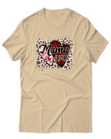 T-Shirt Αντρικό - Mama Of Both - Color Thumbnail Μπεζ