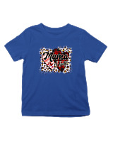 T-Shirt  Παιδικό - Mama Of Both - Color Thumbnail Μπλε Ρουά